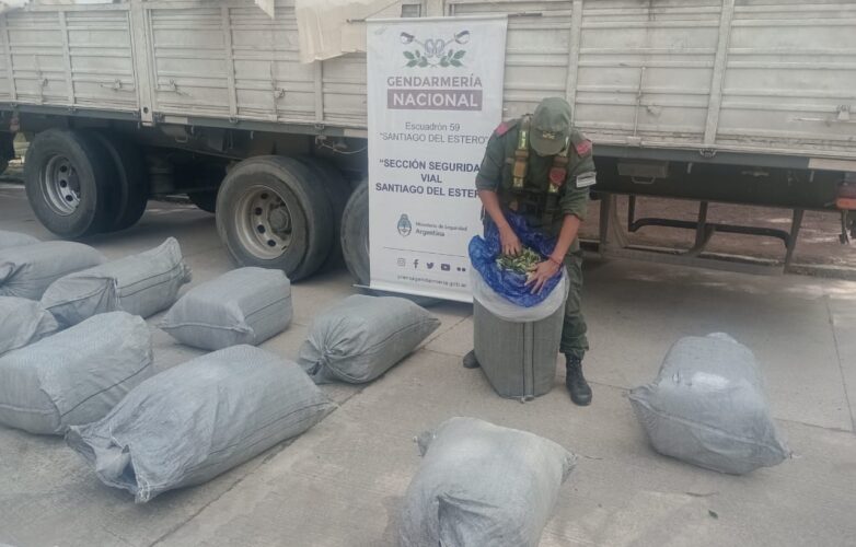 Ocultaban más de 898 kilos de hojas de coca dentro de una carga de azúcar (3)
