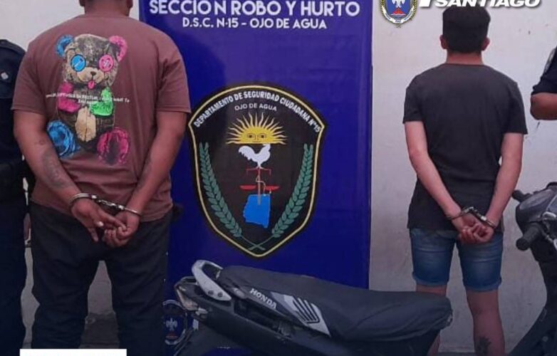 detenidos motochorros