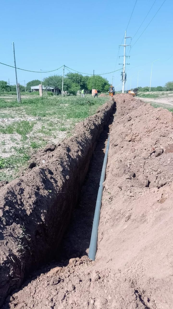 Avanza la construcción de la red de agua potable para Campo Rosso - Sur ...